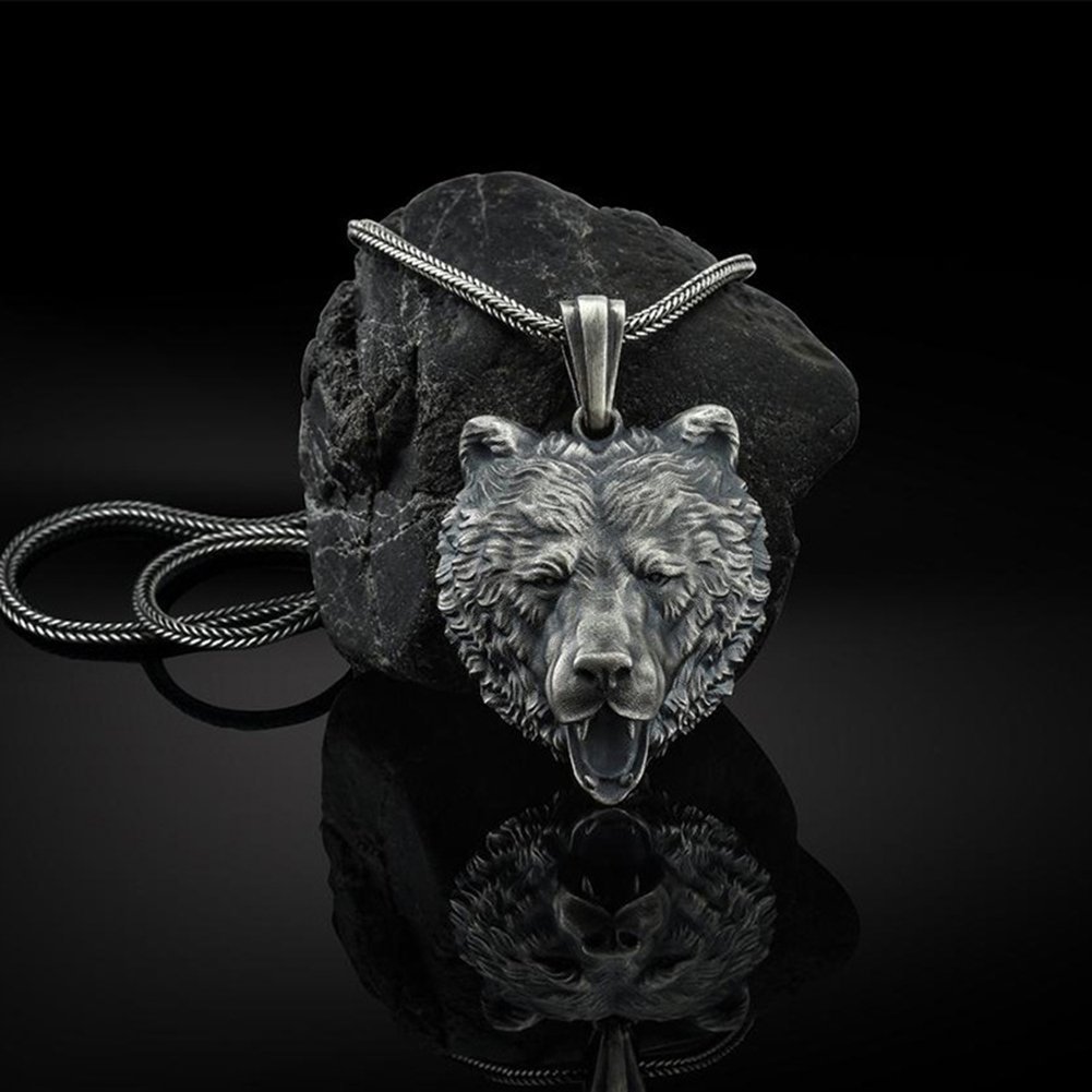 Iced Out Angry Bear Pendant Necklaces Men Luxury Designer Mens Bling  Diamond Animal Pendants Hip Hop Gold Silver Necklace Jewelry Love Gift From  18,19 € | DHgate